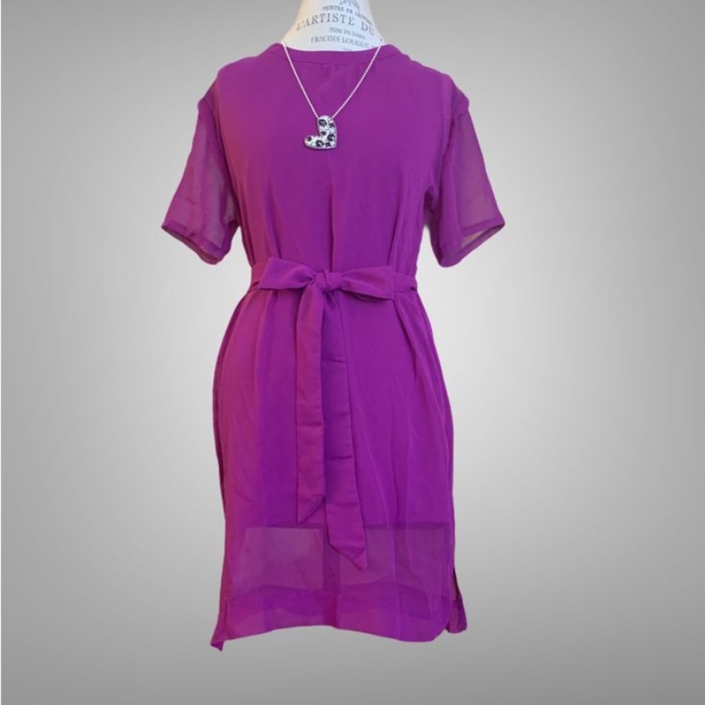 Pinkish purple dress